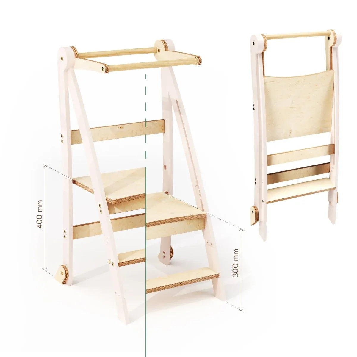 Adjustable Montessori Tower - Kids Step Stool - BIG FRENCHIES