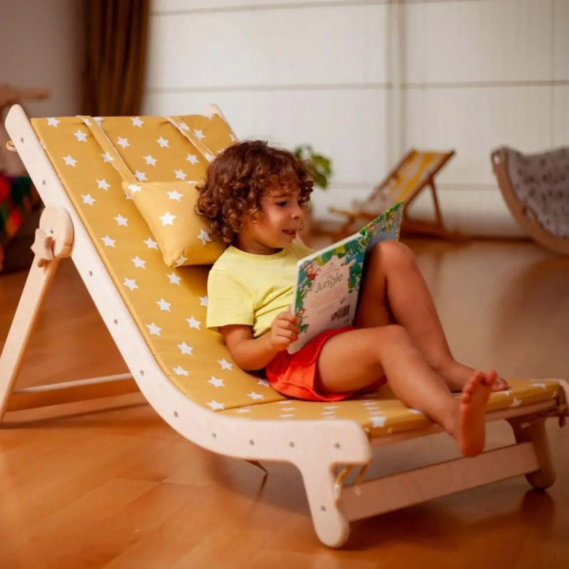 Adjustable Lounge Chair with Comfy Pad for Kids - BIG FRENCHIES