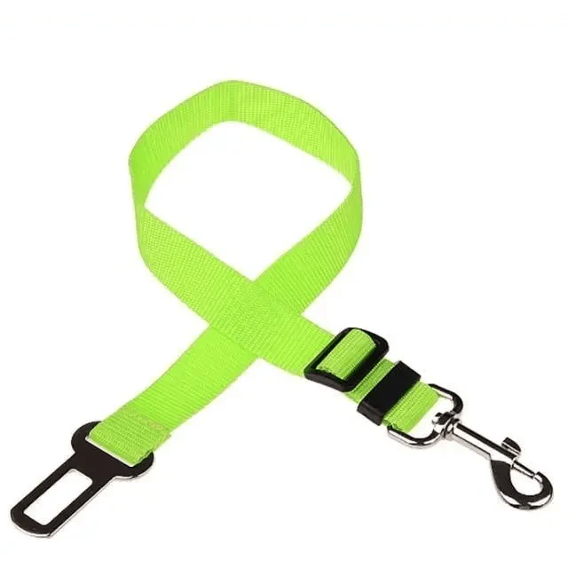 Adjustable Safety Seat Belt Nylon Pets Puppy Seat Lead Leash Dog Harness Vehicle Seatbelt Pet Dog Supplies Travel Clip Adjustable Bowtie Pet Cat Dog Car Seat Belt Pet Seat Harness Dog Lead Clip Dog Collars Accessories-Harnesses-BIG FRENCHIES-Stevvex