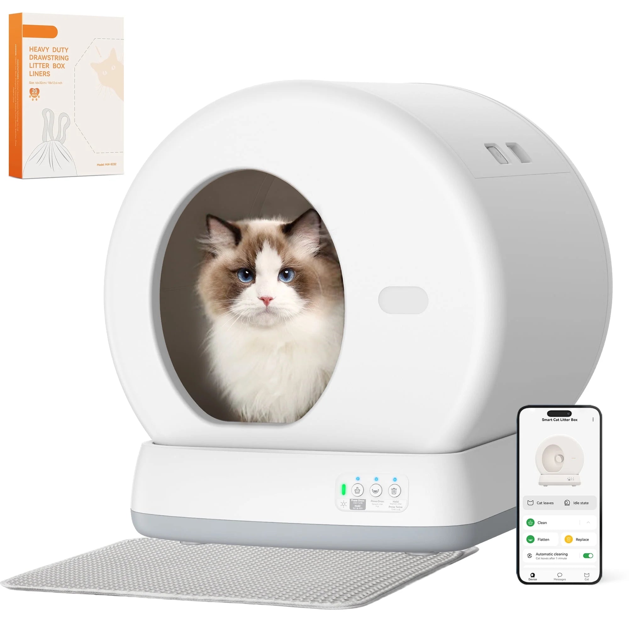 Smart Automatic Self-Cleaning Cat Litter Box - BIG FRENCHIES