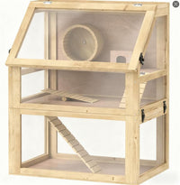 3 Tier Wooden Hamster Cage