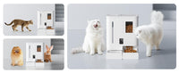 Waithem WiFi Automatic Pet Feeder & Waterer 2-in-1 Set App-Controlled, 2-Week Capacity, Detachable &Washable, Moisture-P