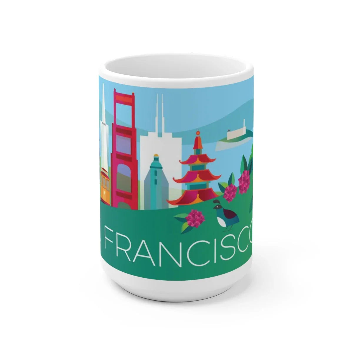 SAN FRANCISCO 11 OZ OR 15 OZ CERAMIC MUG - BIG FRENCHIES