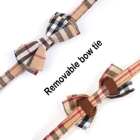 Cat Collars Breakaway With Cute Bow Bell 2 Pack Kitten Collar Plaid Cat Collar With Removable Bowtie Cat Collar For Cats
