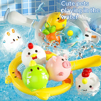 Baby Bath Toy Glowing Soft-plastic Animal For Playtime In The Bathtub