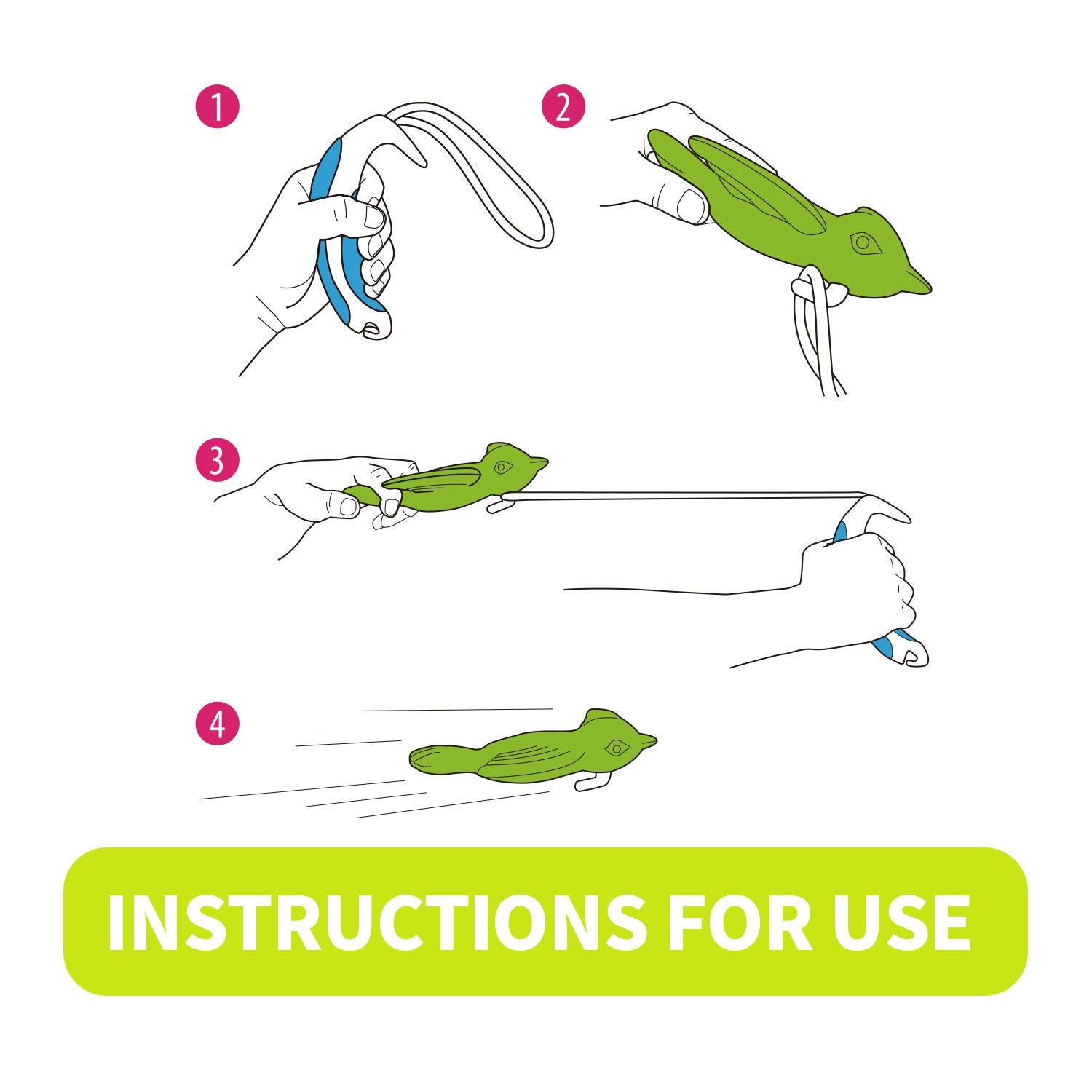 Mallard Interactive Dog Toy with Slingshot