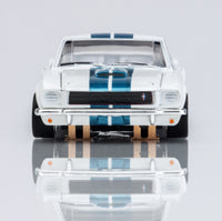 AFX 1965 Shelby Mustang GT350 HO Scale Slot Car (White) (LWB) (Mega G+) 22068