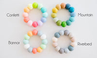 Airplane Wood Grasping Toy With Teething Beads - BIG FRENCHIES