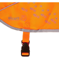 Alcott Visibility Dog Vest with Reflective Trim, Neon Orange Small