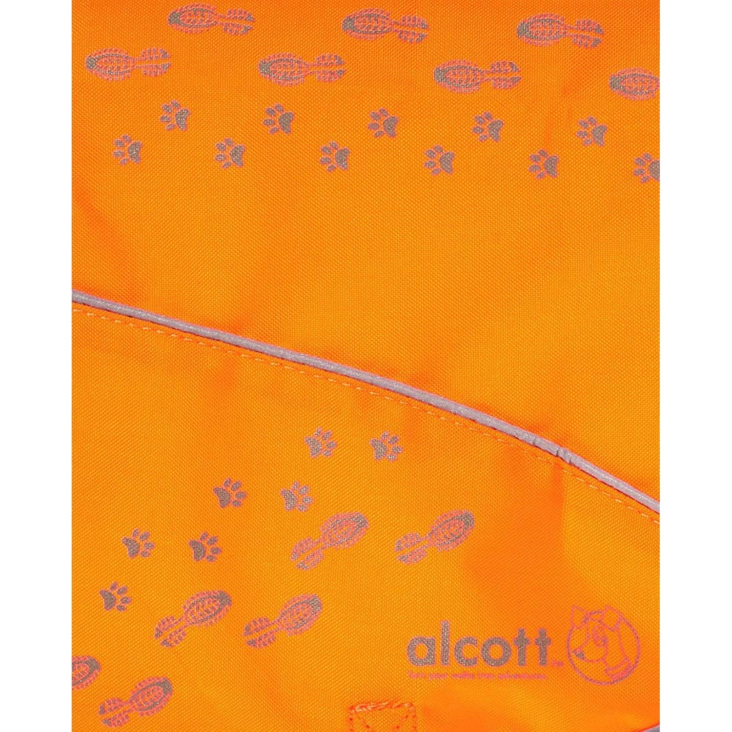 Alcott Visibility Dog Vest with Reflective Trim, Neon Orange Small