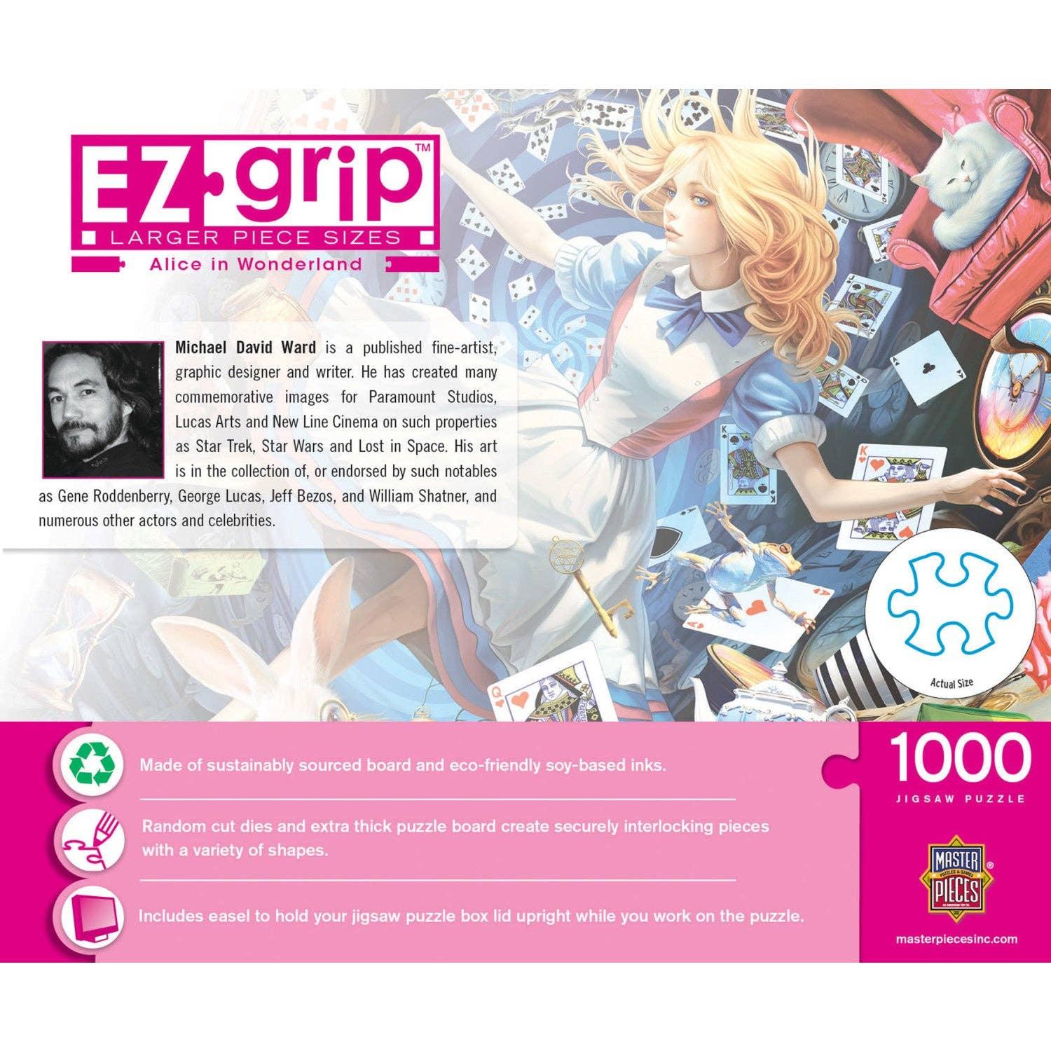 Alice in Wonderland 1000 Piece Jigsaw Puzzle with EZ Grip by Masterpieces - BIG FRENCHIES