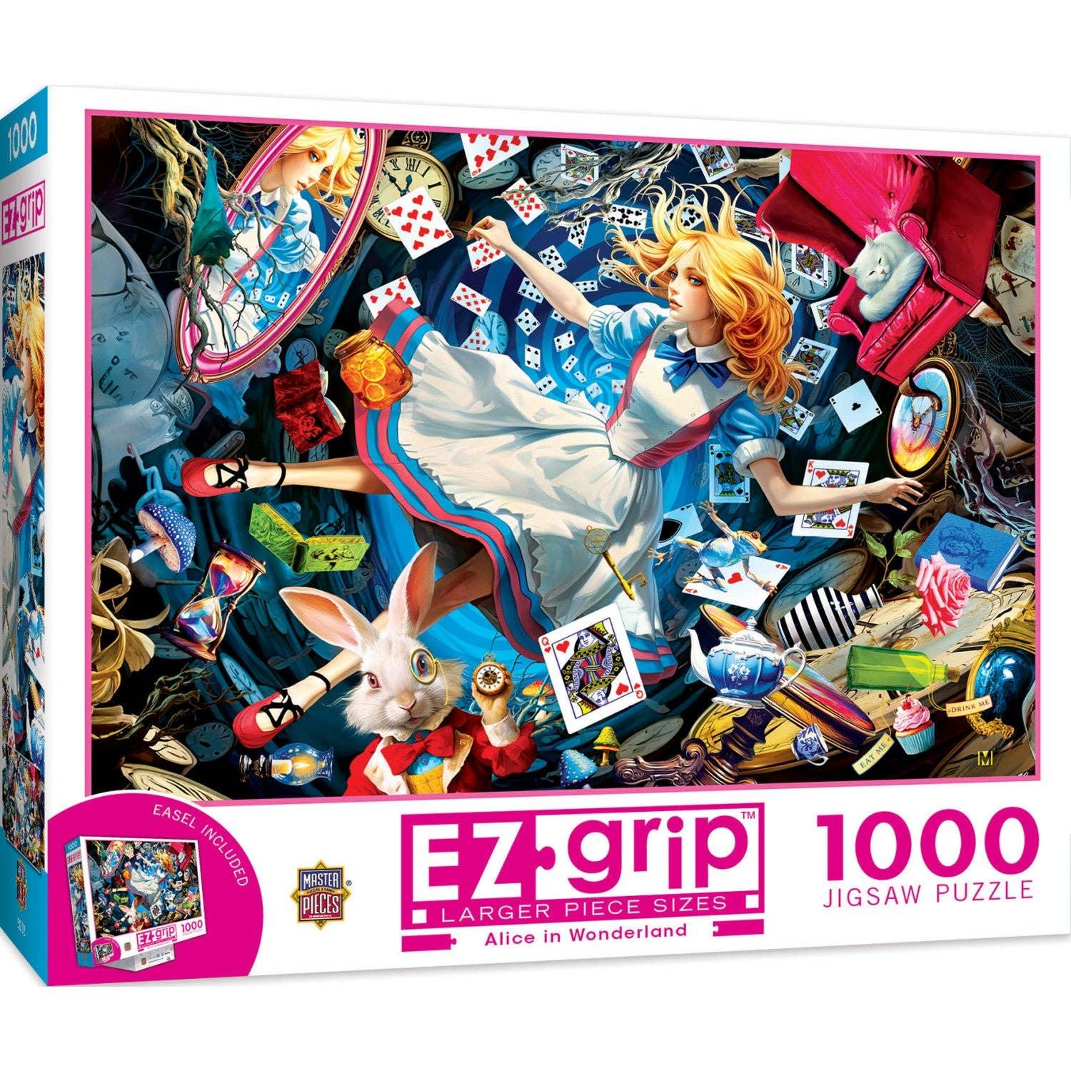 Alice in Wonderland 1000 Piece Jigsaw Puzzle with EZ Grip by Masterpieces - BIG FRENCHIES