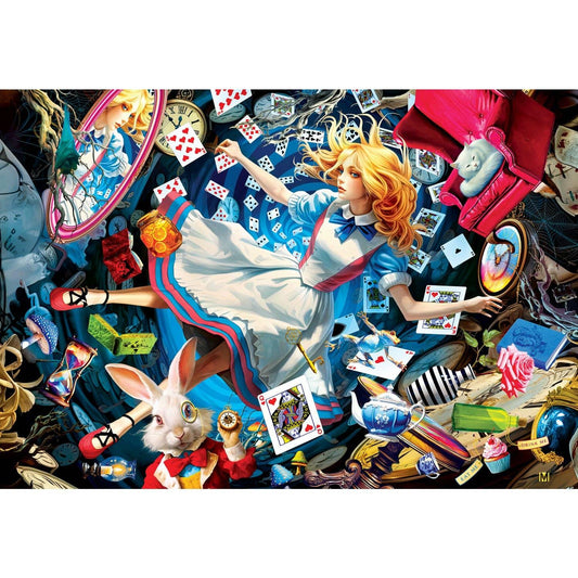 Alice in Wonderland 1000 Piece Jigsaw Puzzle with EZ Grip by Masterpieces - BIG FRENCHIES