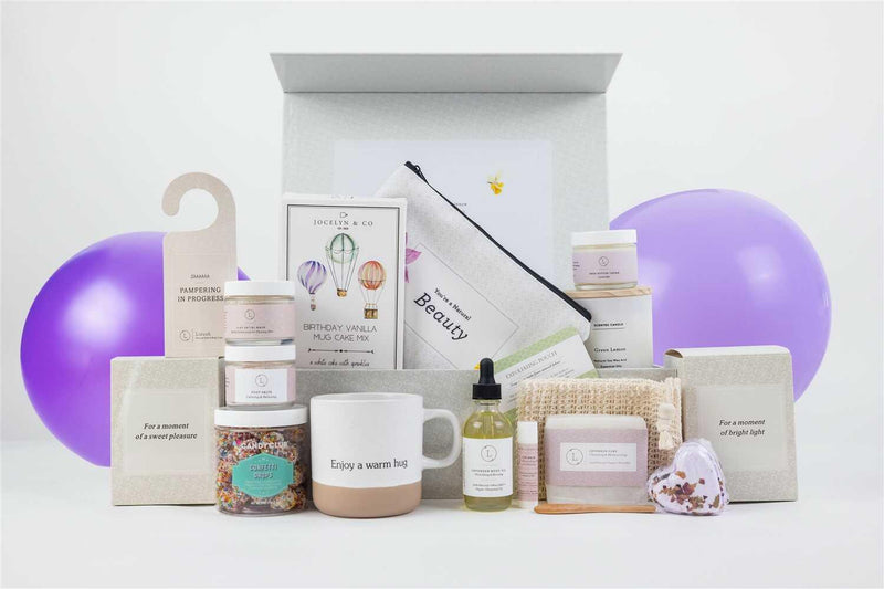 Birthday Gift Basket, Pampering Birthday Gift Box - BIG FRENCHIES