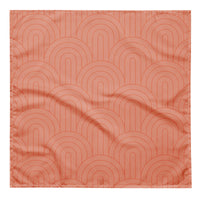 Sebastian & Clementine Scalloped Pink Bandana For Dogs and Cats
