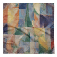 Sebastian & Clementine Window Overlooking The City Bandana For Dogs and Cats