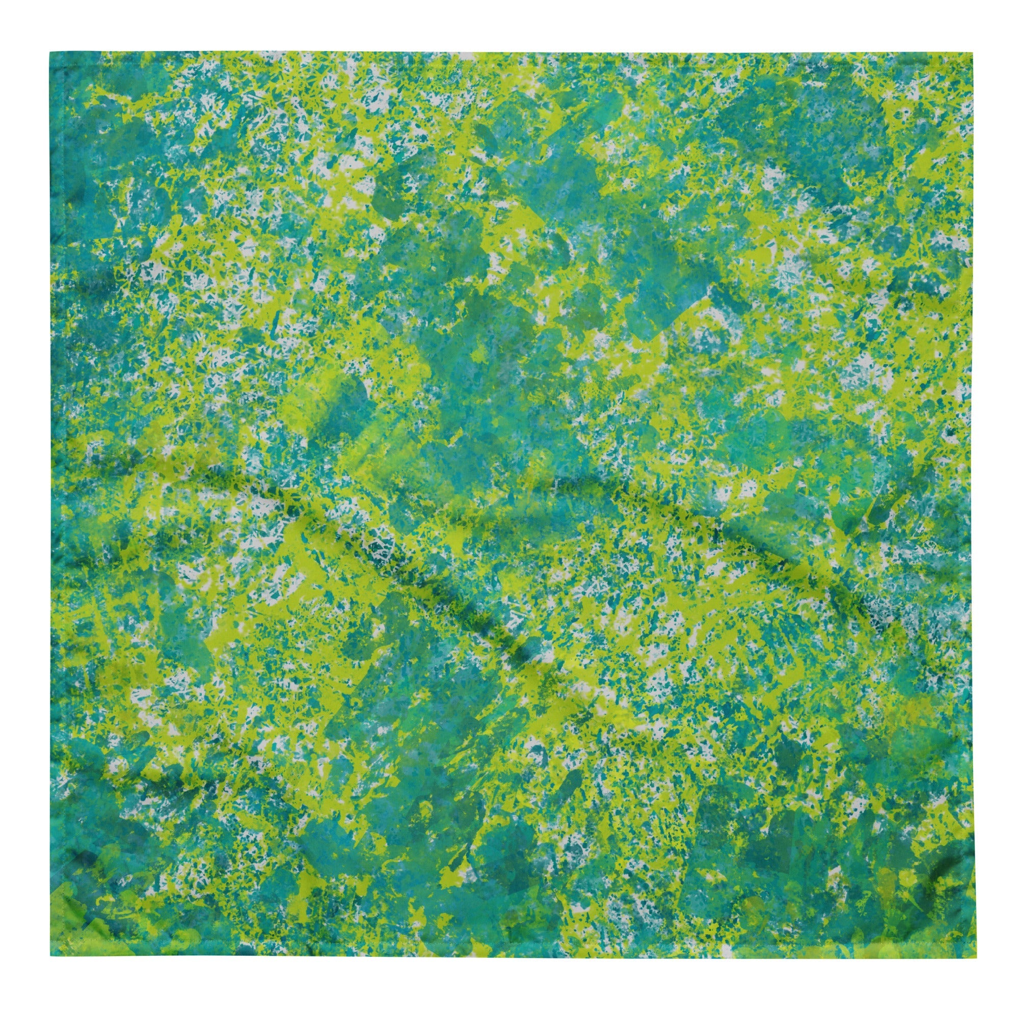 Sebastian & Clementine Green Fields Bandana For Dogs and Cats