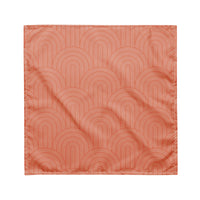 Sebastian & Clementine Scalloped Pink Bandana For Dogs and Cats