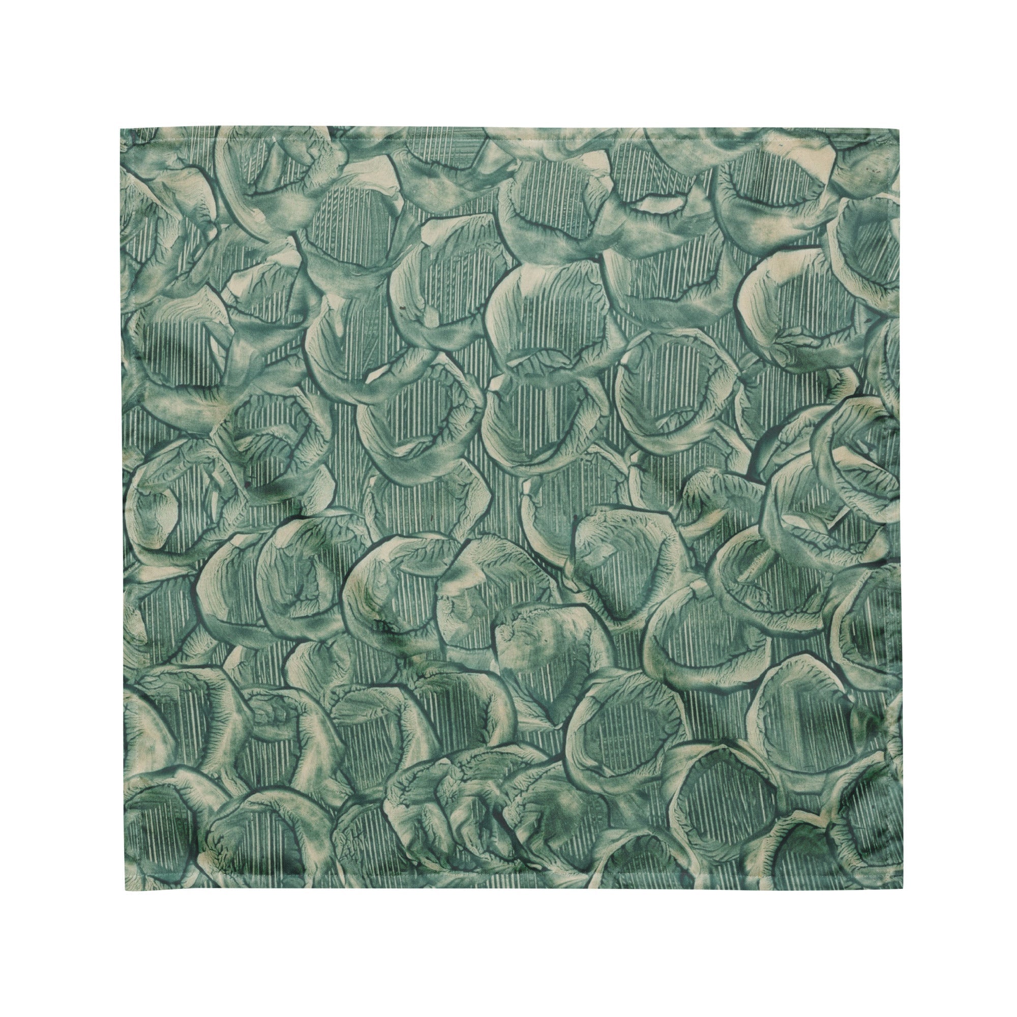 Sebastian & Clementine Green Paint Bandana For Dogs and Cats