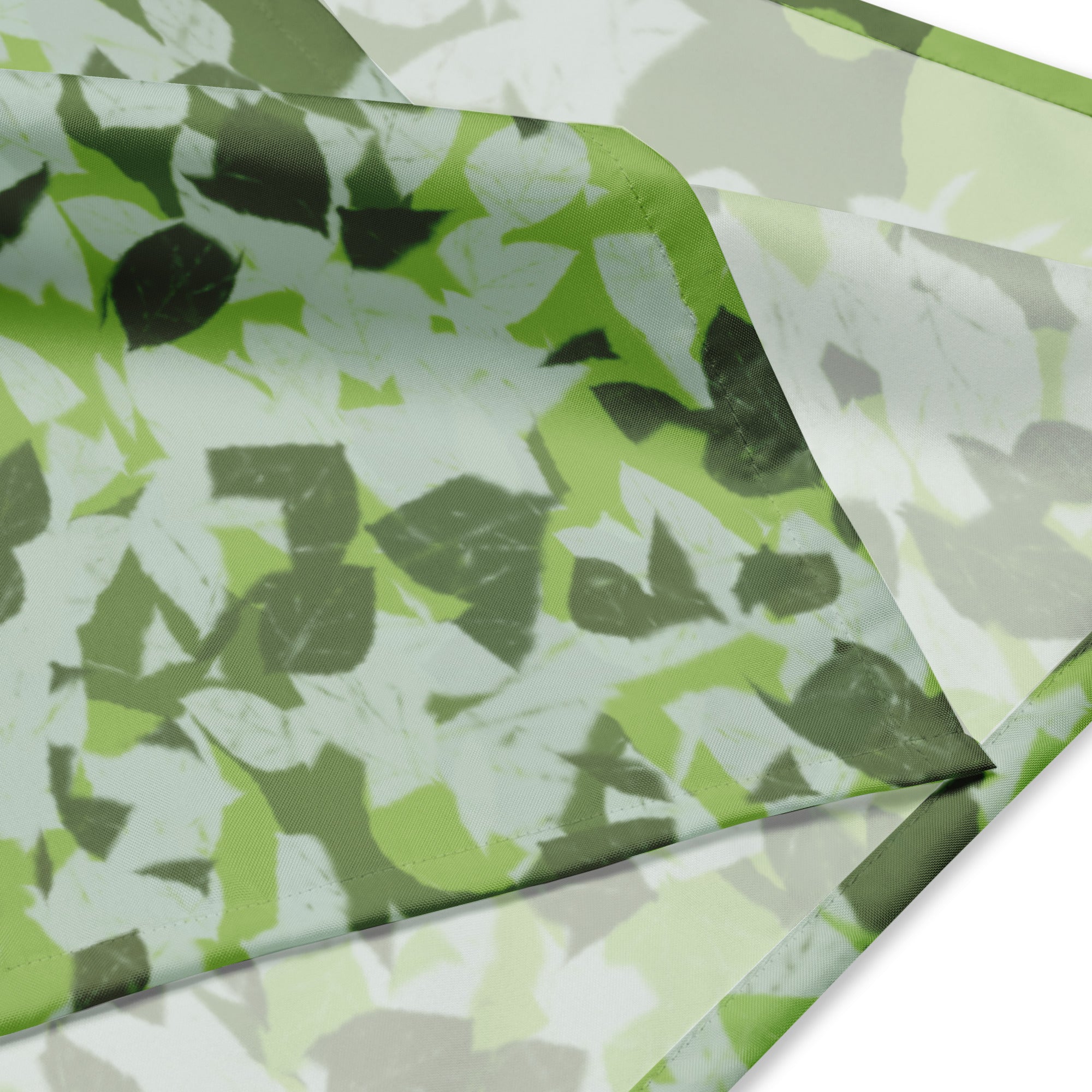 Sebastian & Clementine Green Camo Leaves Bandana For Dogs and Cats