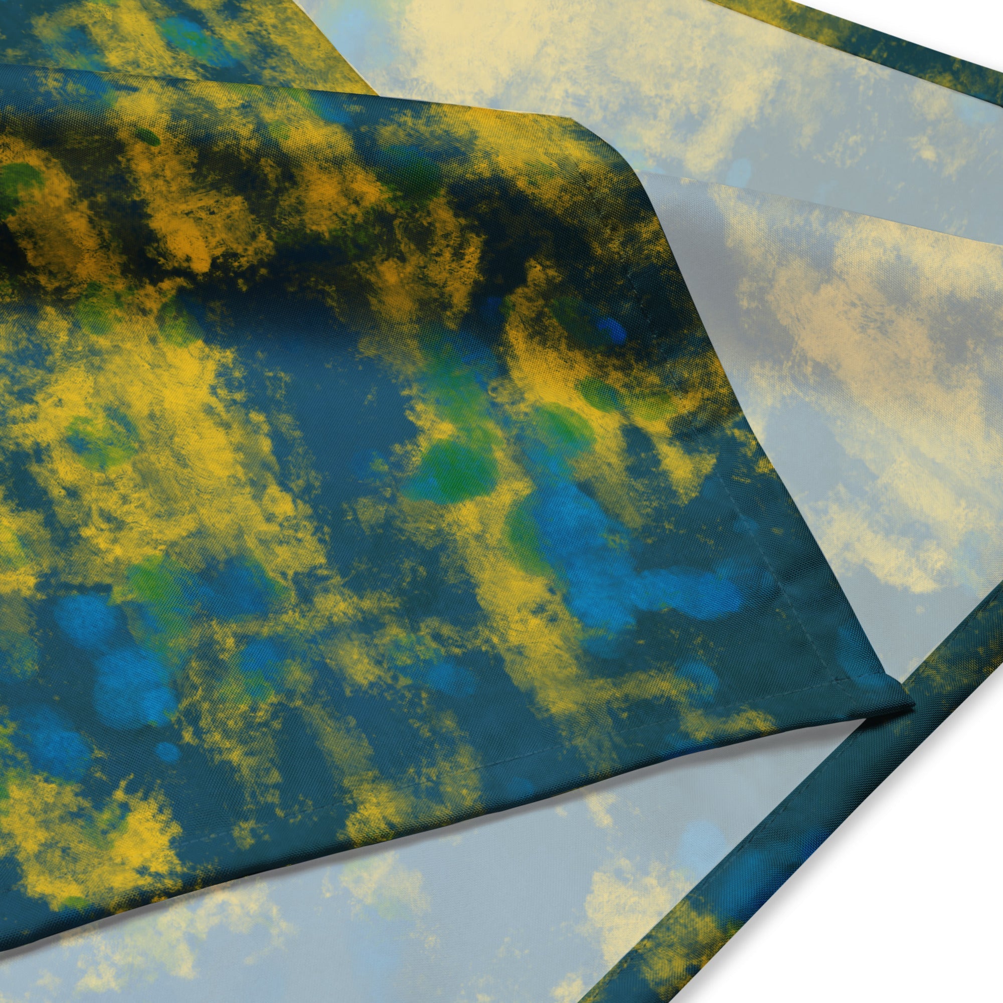 Sebastian & Clementine Blue Surface Bandana For Dogs and Cats