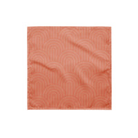 Sebastian & Clementine Scalloped Pink Bandana For Dogs and Cats