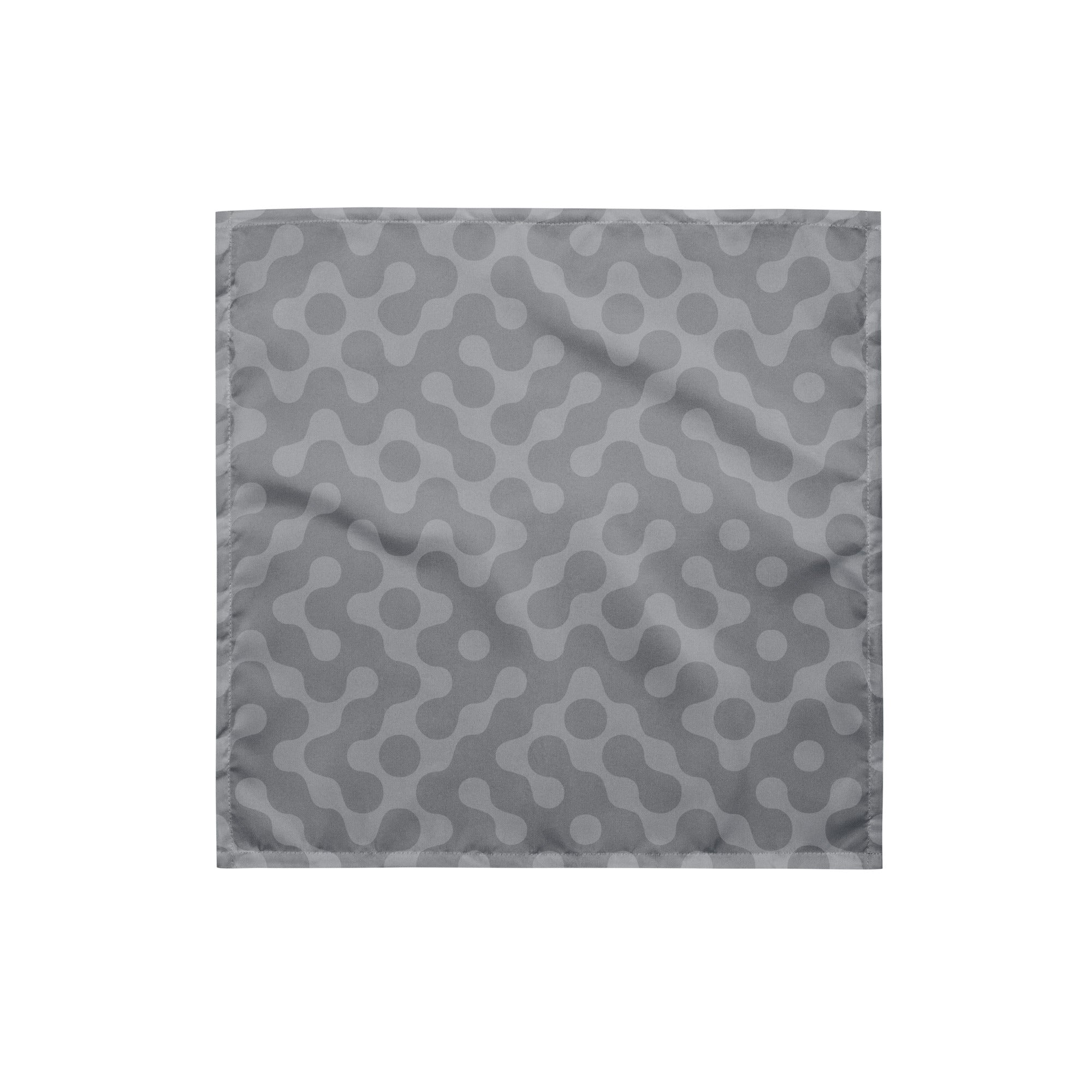 Sebastian & Clementine Gray Pattern Pet Cotton Bandana