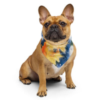 Sebastian & Clementine Yellow and Blue Bandana For Dogs and Cats