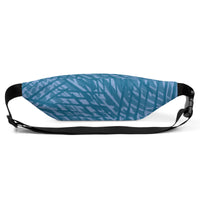 Sebastian & Clementine Blue Crosshatch Fanny Pack