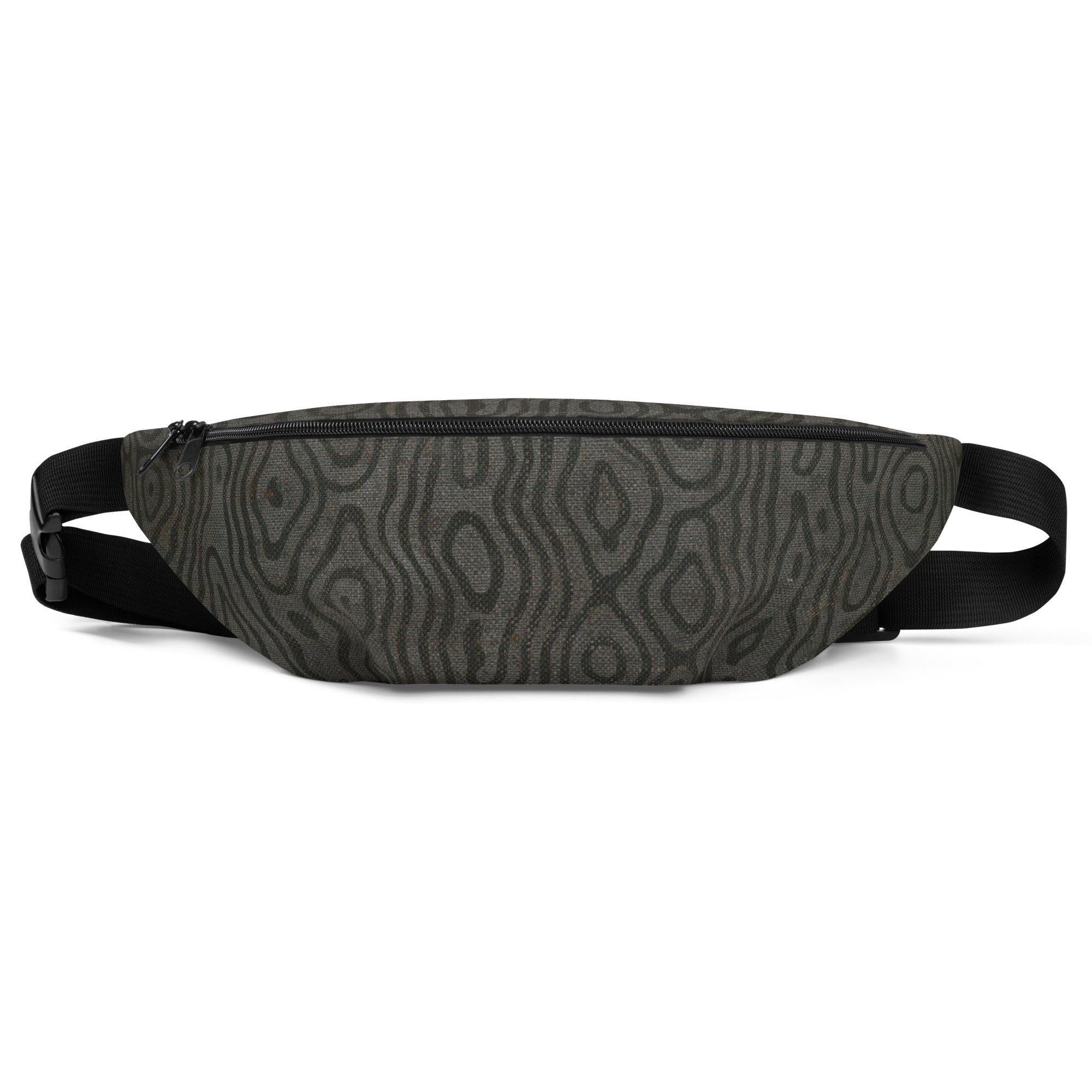 Sebastian & Clementine Gray Wooden Fanny Pack
