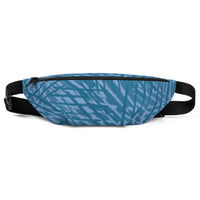 Sebastian & Clementine Blue Crosshatch Fanny Pack