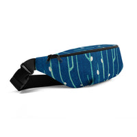 Sebastian & Clementine Blue Shima-Shima Fanny Pack