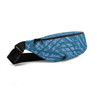 Sebastian & Clementine Blue Crosshatch Fanny Pack