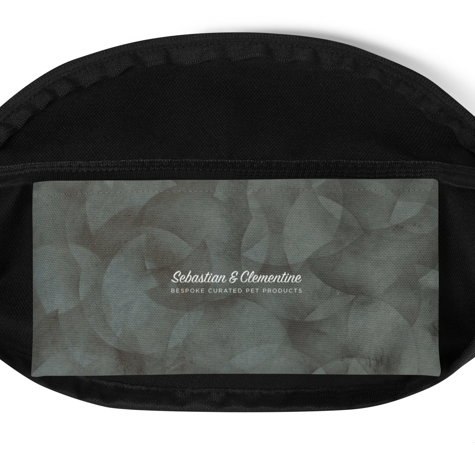 Sebastian & Clementine Gray Circles Fanny Pack