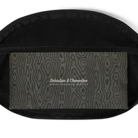 Sebastian & Clementine Gray Wooden Fanny Pack