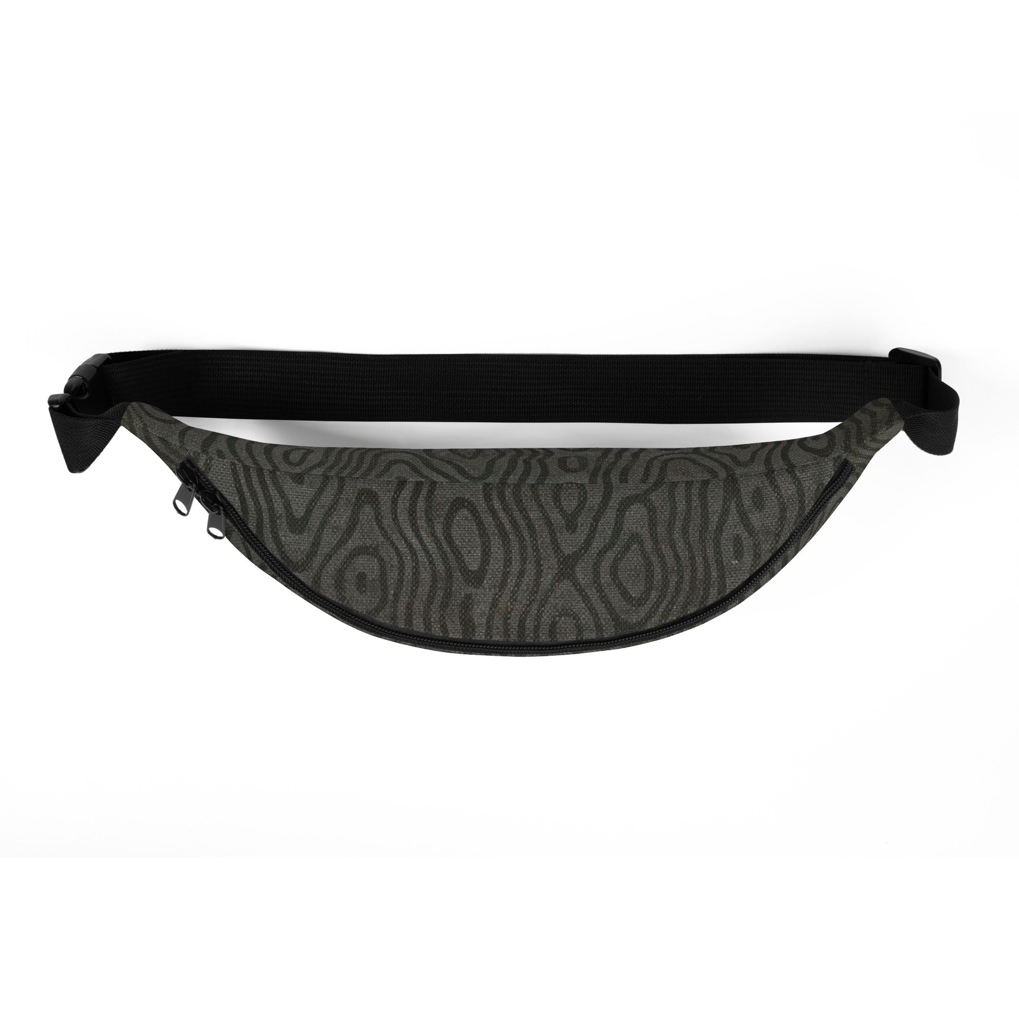Sebastian & Clementine Gray Wooden Fanny Pack
