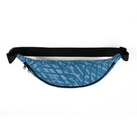 Sebastian & Clementine Blue Crosshatch Fanny Pack