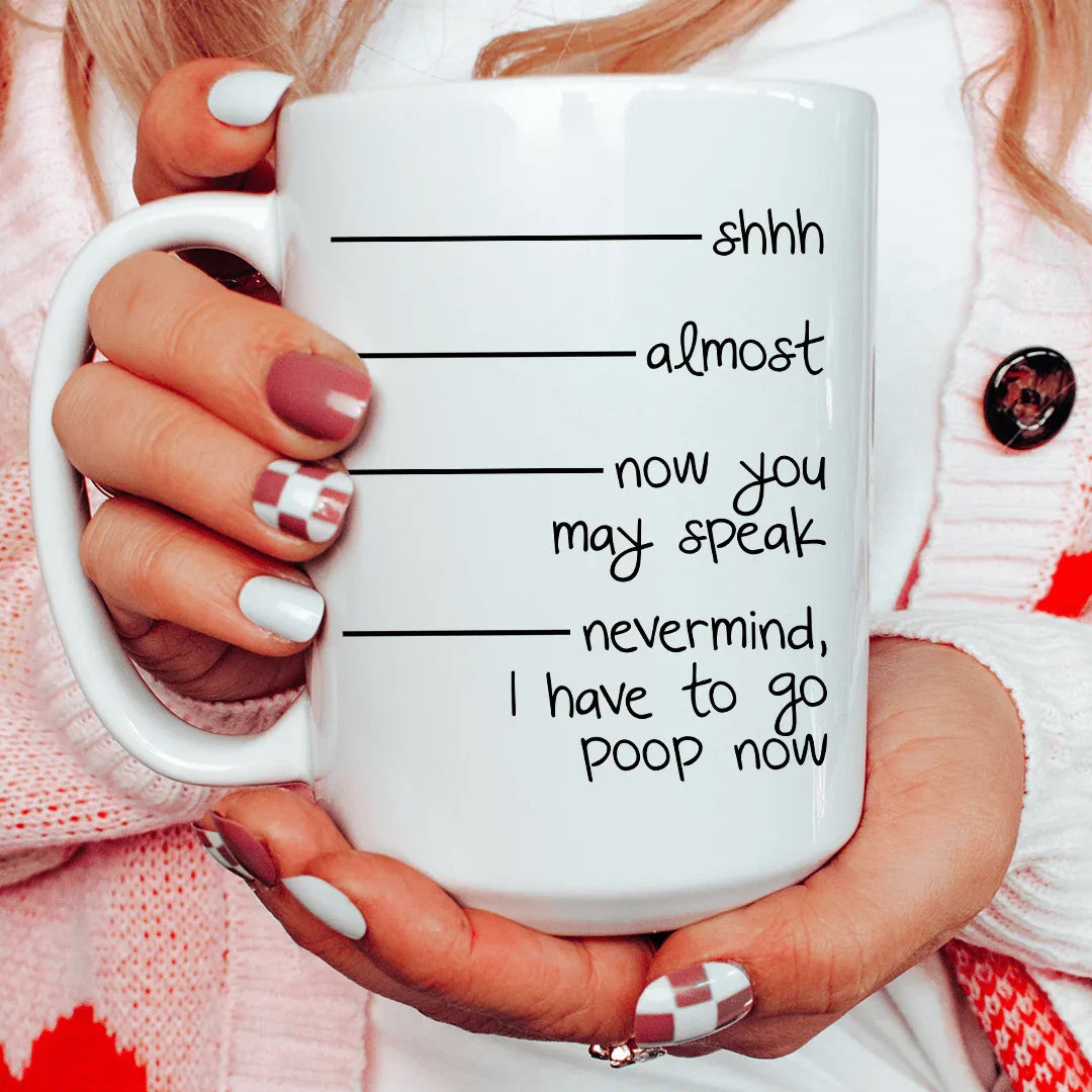 Shhh Mug 15 oz - BIG FRENCHIES