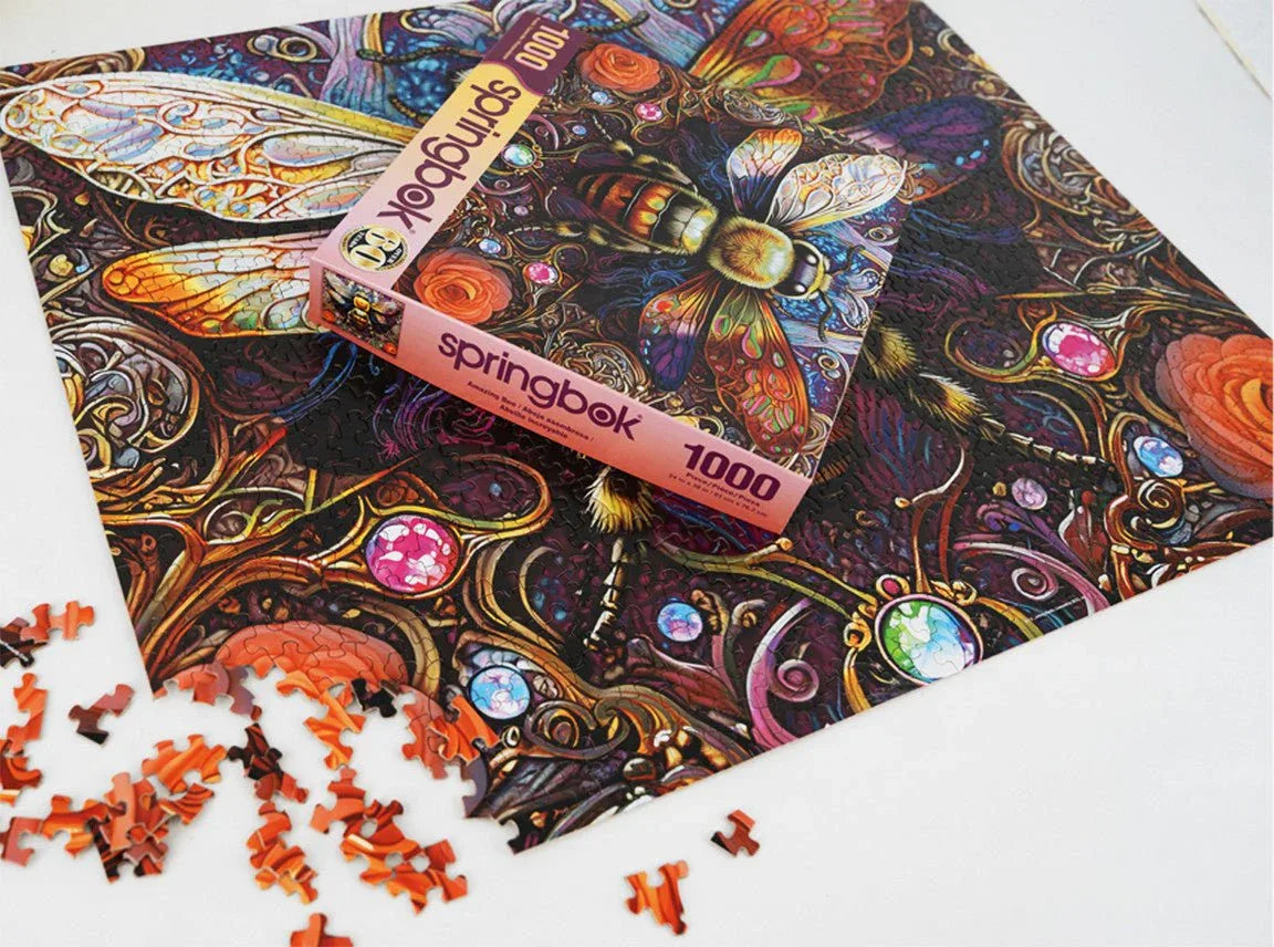 Amazing Bee 1000 Piece Jigsaw Puzzle | Springbok Puzzles - BIG FRENCHIES