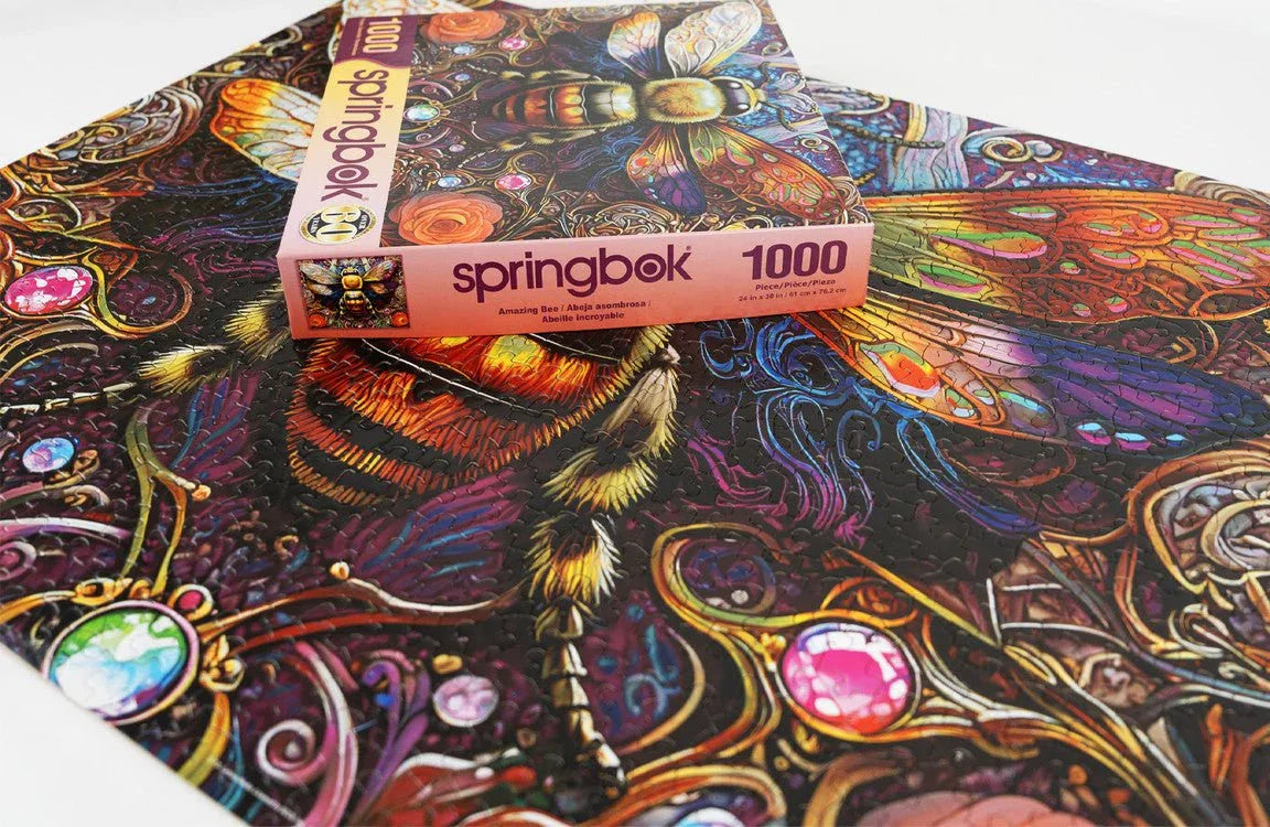 Amazing Bee 1000 Piece Jigsaw Puzzle | Springbok Puzzles - BIG FRENCHIES