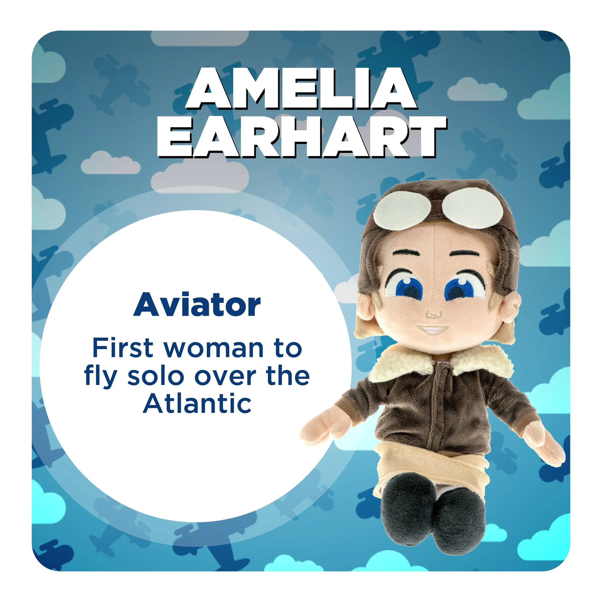 Amelia Earhart Adventure Plush Doll: Inspiring and Interactive - BIG FRENCHIES
