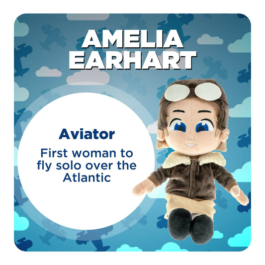 Amelia Earhart Adventure Plush Doll: Inspiring and Interactive - BIG FRENCHIES