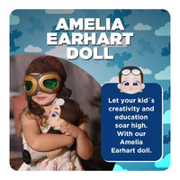 Amelia Earhart Adventure Plush Doll: Inspiring and Interactive - BIG FRENCHIES