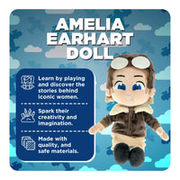 Amelia Earhart Adventure Plush Doll: Inspiring and Interactive - BIG FRENCHIES