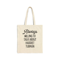 American History Tote Bag for History Buff: Harriet Tubman - BIG FRENCHIES