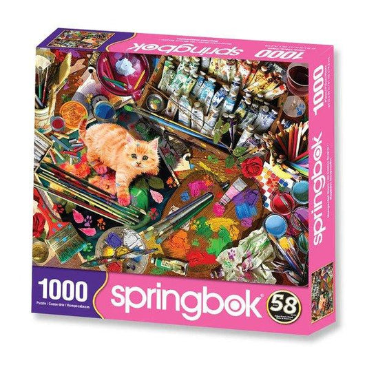 An Unexpected Mews 1000 Piece Jigsaw Puzzle by Springbok Puzzles - BIG FRENCHIES