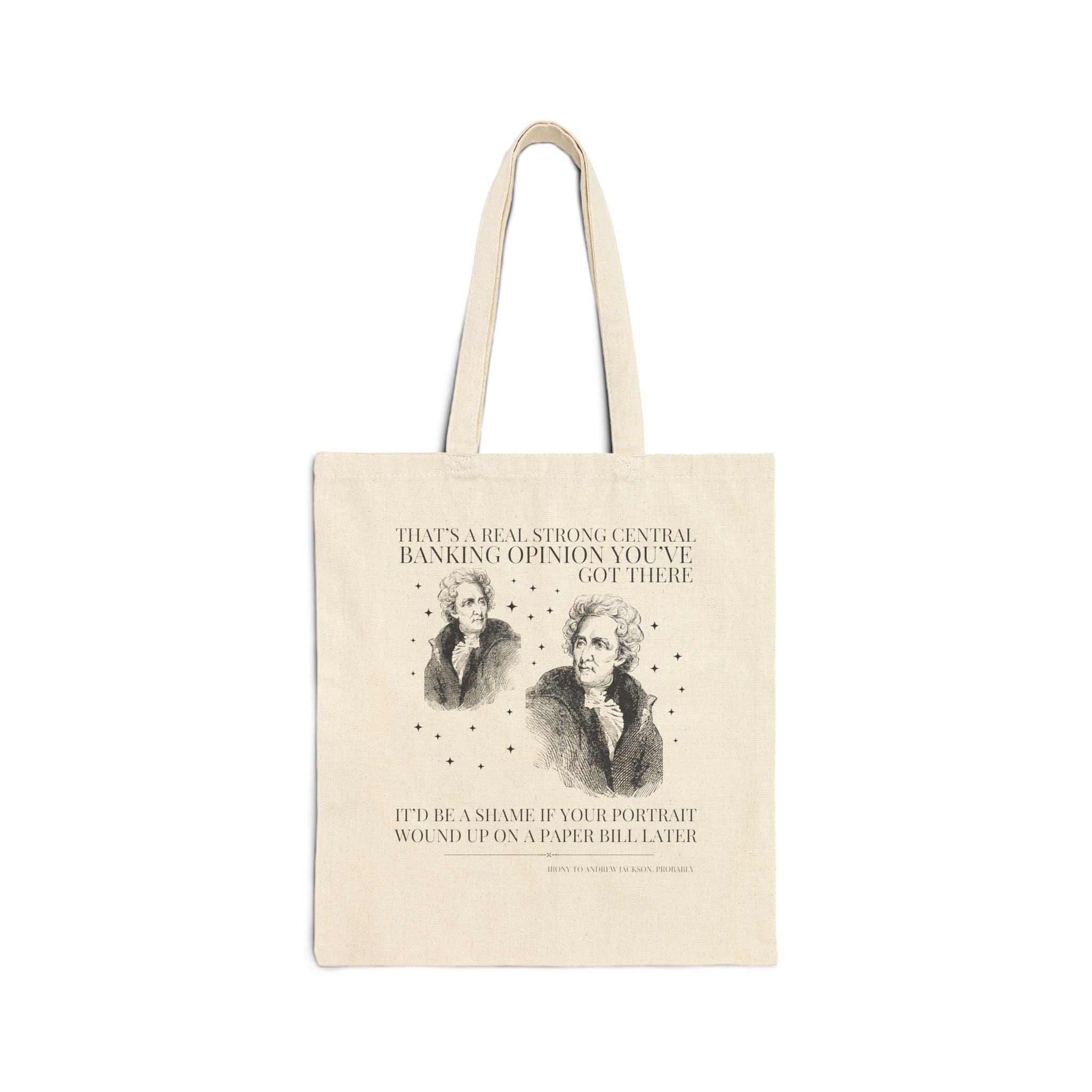 Andrew Jackson Banking Tote - BIG FRENCHIES