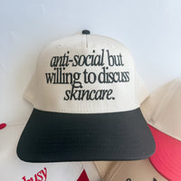 Anti-Social but willing to discuss - Trucker Hat