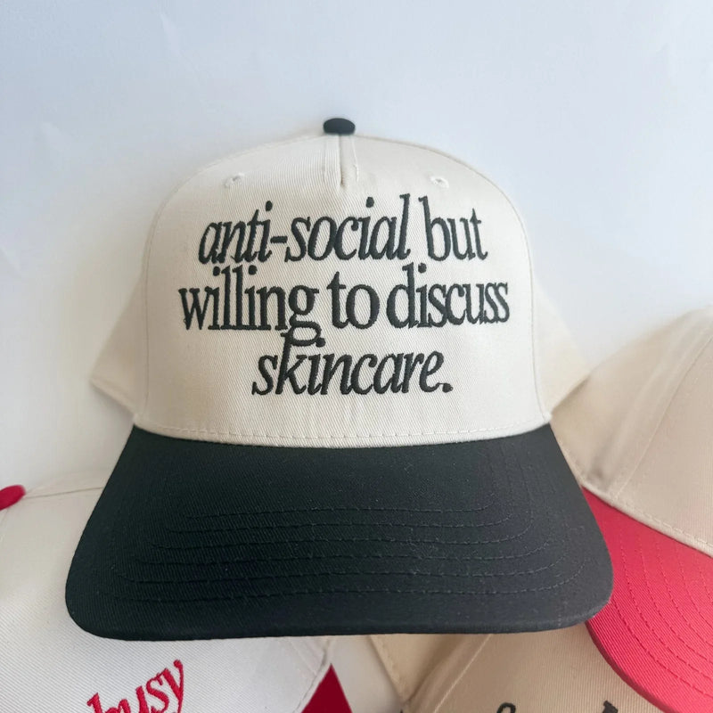 Anti-Social but willing to discuss - Trucker Hat - BIG FRENCHIES