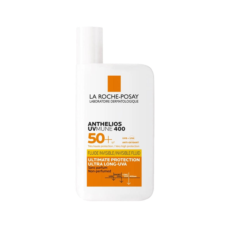 La Roche-Posay Anthelios UVMUNE 400 SPF50+ Facial Sunscreen: Ultimate Protection Against Sun Damage, Anti-Aging for Sensitive Skin, 50ml-Sunscreen-BIG FRENCHIES-Beauty Care Bag